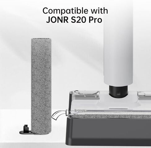 فرشاة دوارة بديلة من JONR للمكنسة الكهربائية S20 Pro الرطبة والجافة - تستعيد قوة التنظيف الأصلية، وتنظف الأوساخ وشعر الحيوانات الأليفة بعمق، للأرضيات الصلبة والسجاد in Kuwait