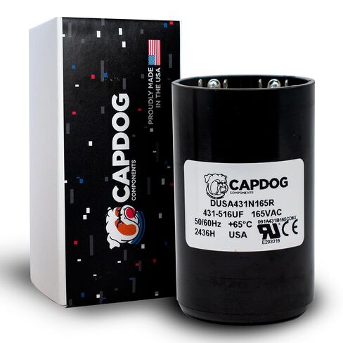 Capdog الولايات المتحدة الأمريكية صنع 431-516 فائق التوهج MFD 110/125/165 VAC مكثف تشغيل المحرك متوافق ريدموند 5029 E/One اختياري مقاوم النزيف in Kuwait