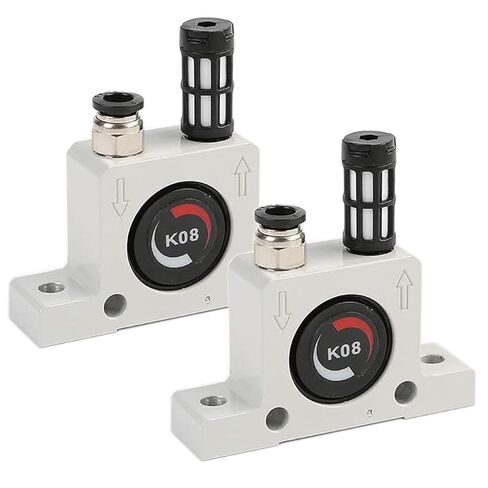 (10 التهم) K8 K 1/4 ''موضوع هوائي هزاز قوة هزاز الخرسانة الكرة نوع سبائك الألومنيوم توربينات الهواء مذبذب مع كاتم الصوت in Kuwait