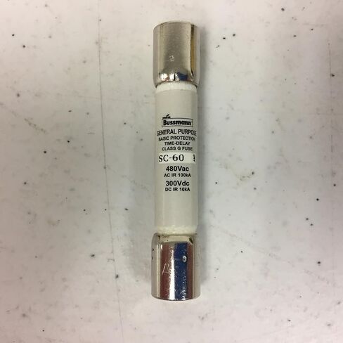 بوسمان SC-60 (BP/SC-60، SC60، SC-60BC) 60 أمبير (60 أمبير) أنبوب ميلامين فئة G لتأخير الوقت، 480 فولت تيار متردد/300 فولت تيار مستمر مدرج في القائمة in Kuwait