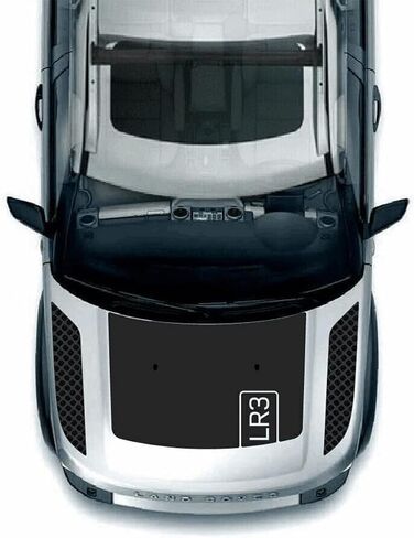 ملصق غطاء محرك السيارة PVC لسيارة Land Rover Discovery 3 4 ملصق لاصق لغطاء السيارة، ملحقات غطاء محرك السيارة الخارجي (لـ Discovery 3-LR3) in Kuwait