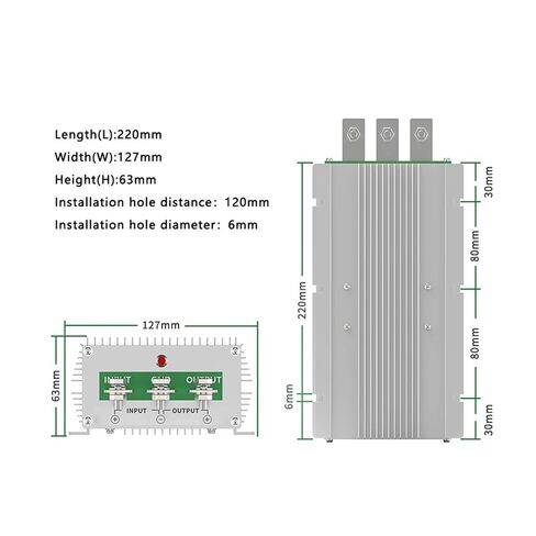 9-36Vto 13.8V 60A X5 Power Converter Transformer Voltage Regulator in Kuwait