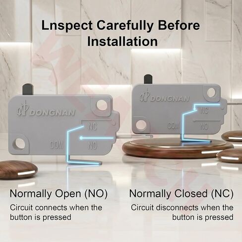 KW3A Microwave Oven Door Switch, 4 Normally Open 2 Normally Closes | 16A 125/250V Door Interloc, UL Recognized Component, 6 Pack in Kuwait
