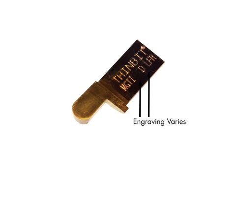 THINBIT 3 عبوات MGTI089D2LFRC عرض 0.089 بوصة، عمق 0.125 بوصة، كربيد مطلي بالقصدير، نصف قطر كامل، إدراج حز للصلب والحديد الزهر والفولاذ المقاوم للصدأ مع قطع متقطعة in Kuwait