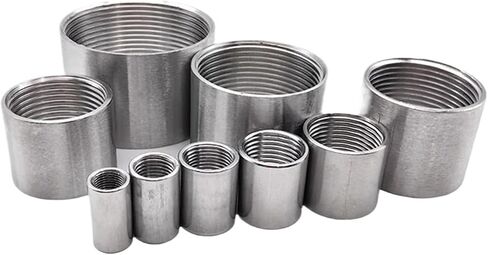 1 قطعة 1/8 "1/4" 1/2 "3/8" 3/4 "1" 1-1/4 "1-1/2" 304 الفولاذ المقاوم للصدأ BSPT أنثى تركيبات الأنابيب الملولبة موصل الغاز المياه موصل (1/8") in Kuwait