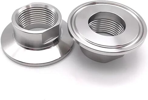 1 قطعة NPT أنثى الموضوع 1/4 "1/2" 3/4 "1" 304/316 الفولاذ المقاوم للصدأ ثلاثة المشبك الطويق 25.4 50.5 64 مم محول زيت الماء محلي الصنع (SS304، TC50.5MM_0.75 بوصة) in Kuwait