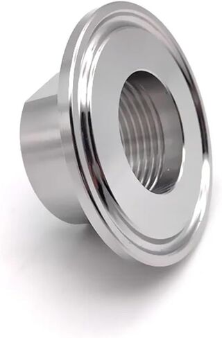 1 قطعة NPT أنثى الموضوع 1/4 "1/2" 3/4 "1" 304/316 الفولاذ المقاوم للصدأ ثلاثة المشبك الطويق 25.4 50.5 64 مم محول زيت الماء محلي الصنع (SS304، TC50.5MM_0.75 بوصة) in Kuwait