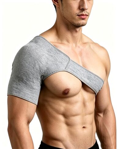 Shoulder Brace for Men & Women – Bamboo Compression Sleeve for Sleeping, Rotator Cuff Support – Universal Fit Left or Right Arm – Relieve Pain, Swelling & Bone Grinding (X-Large) in Kuwait