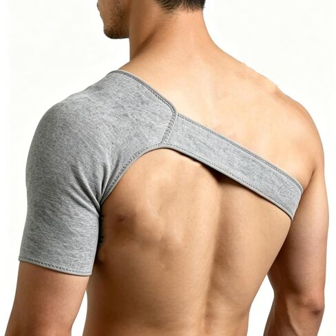 Shoulder Brace for Men & Women – Bamboo Compression Sleeve for Sleeping, Rotator Cuff Support – Universal Fit Left or Right Arm – Relieve Pain, Swelling & Bone Grinding (X-Large) in Kuwait