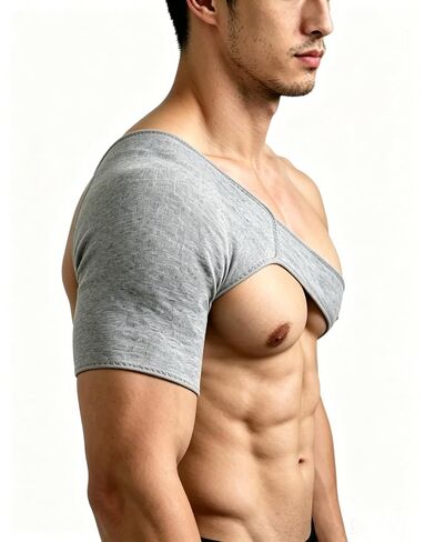Shoulder Brace for Men & Women – Bamboo Compression Sleeve for Sleeping, Rotator Cuff Support – Universal Fit Left or Right Arm – Relieve Pain, Swelling & Bone Grinding (X-Large) in Kuwait