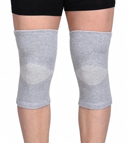 Bamboo Knee Sleeve For Joint Pain Relif (Medium 35-42cm Thigh) in Kuwait