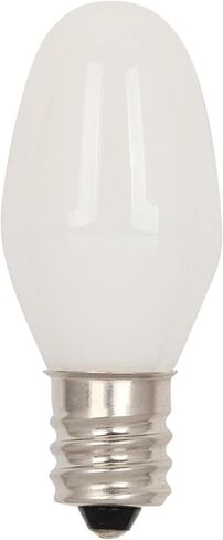 Westinghouse 5283000 0.4 وات (ما يعادل 4 وات) C7 لمبة إضاءة LED بشعيرة متجمدة، قاعدة شمعدان، عبوتان in Kuwait