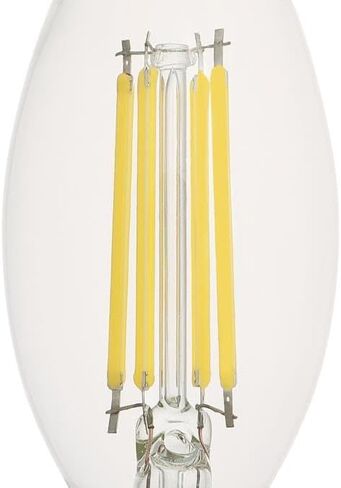 إضاءة Westinghouse 5358000 5.5 وات (ما يعادل 100 وات) B11 لمبة إضاءة LED ذات خيوط شفافة قابلة للتعتيم، قاعدة الشمعدانات in Kuwait