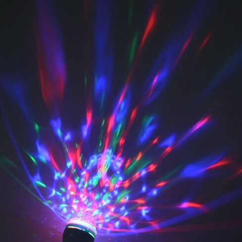 YouOKLight E26 الدورية RGB ديسكو الكرة الخفيفة، LED ستروب لمبة سحرية الكرة الخفيفة، لحفلة عيد ميلاد نادي بار كاريوكي عيد الهالوين عيد الميلاد in Kuwait