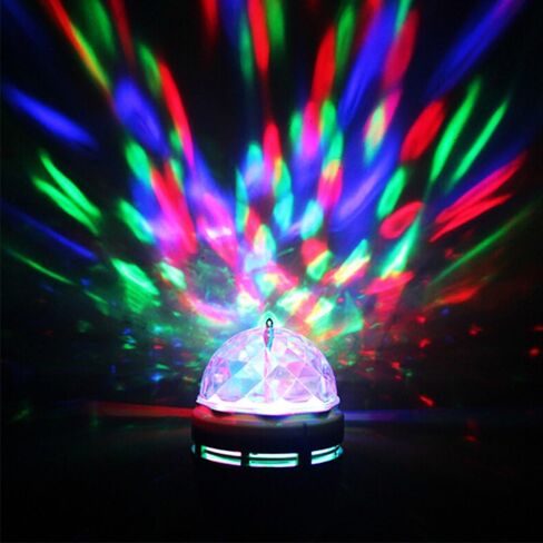 YouOKLight E26 الدورية RGB ديسكو الكرة الخفيفة، LED ستروب لمبة سحرية الكرة الخفيفة، لحفلة عيد ميلاد نادي بار كاريوكي عيد الهالوين عيد الميلاد in Kuwait