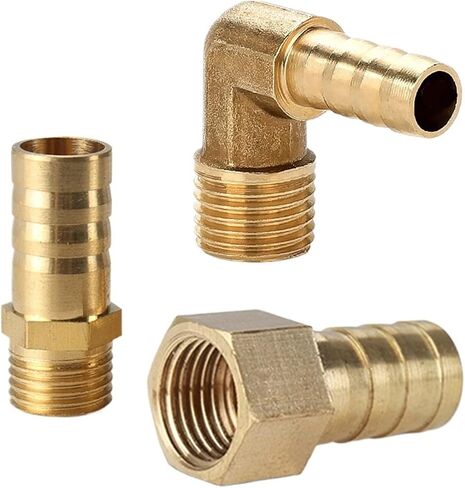 Whosale LAIZE تركيب نحاسي 16 مم ذكر أنثى خيط 1/8 "1/4" 3/8 "1/2" موصل نحاسي مشترك (PCF 10PCS، 16MM_1/4") in Kuwait