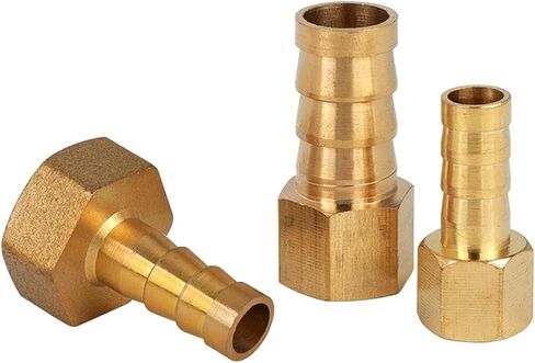 Whosale LAIZE تركيب نحاسي 16 مم ذكر أنثى خيط 1/8 "1/4" 3/8 "1/2" موصل نحاسي مشترك (PCF 10PCS، 16MM_1/4") in Kuwait