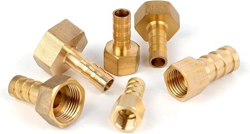 Whosale LAIZE تركيب نحاسي 16 مم ذكر أنثى خيط 1/8 "1/4" 3/8 "1/2" موصل نحاسي مشترك (PCF 10PCS، 16MM_1/4") in Kuwait