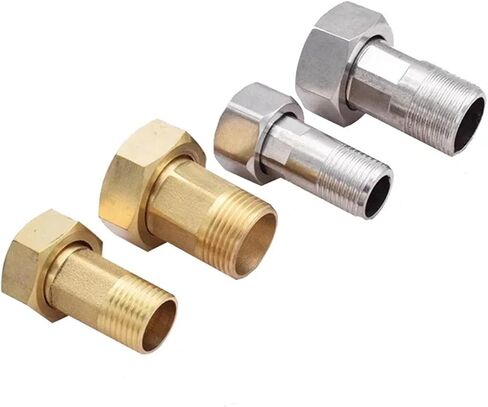 1/2 "3/4" 1 "1-1/4" 1-1/2 "2" أنثى ذكر الموضوع تركيب الأنابيب النحاسية موصل مقرنة لعداد المياه (NO15) in Kuwait