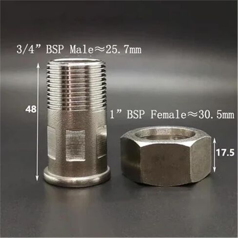 1/2 "3/4" 1 "1-1/4" 1-1/2 "2" أنثى ذكر الموضوع تركيب الأنابيب النحاسية موصل مقرنة لعداد المياه (NO15) in Kuwait