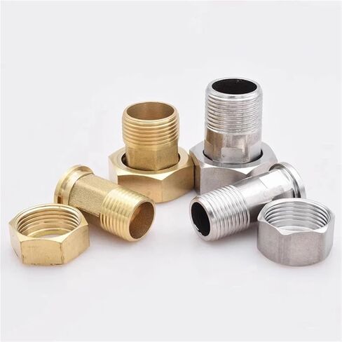 1/2 "3/4" 1 "1-1/4" 1-1/2 "2" أنثى ذكر الموضوع تركيب الأنابيب النحاسية موصل مقرنة لعداد المياه (NO15) in Kuwait