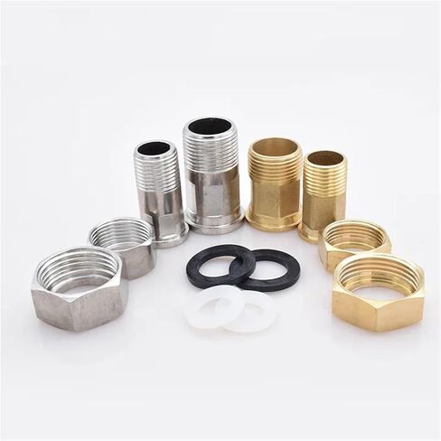 1/2 "3/4" 1 "1-1/4" 1-1/2 "2" أنثى ذكر الموضوع تركيب الأنابيب النحاسية موصل مقرنة لعداد المياه (NO15) in Kuwait