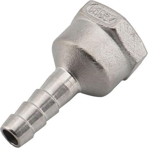 2'' Female Thread x Hose Tail 304 Stainless Steel Water Pipe Fitting Reducer Joint Coupling Connector(20mm) in Kuwait
