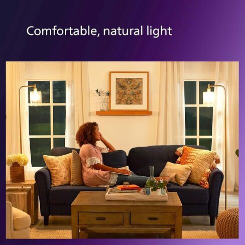 فيليبس LED 75 وات BA11 3 عبوات فائقة الوضوح باللون الأبيض الناعم (2700 ك) 700 لومن (6.6 وات = 75 وات) لمبات إضاءة شمعدان شفافة خالية من الوميض تناسب مقابس E26 أو E12 in Kuwait