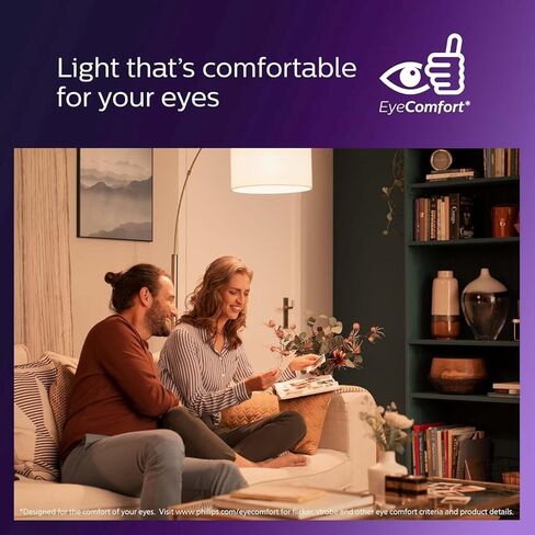 فيليبس LED 75 وات BA11 3 عبوات فائقة الوضوح باللون الأبيض الناعم (2700 ك) 700 لومن (6.6 وات = 75 وات) لمبات إضاءة شمعدان شفافة خالية من الوميض تناسب مقابس E26 أو E12 in Kuwait