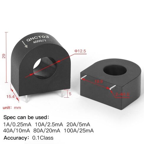 المحول الحالي QNCT03L 5000/1 100A20mA 4000/1 100A25mA 3000/1 100A 33.3mA 2500/1 100A 40mA محول التيار CT (QNCT03 4000-1) in Kuwait
