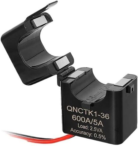 محول التيار المنفصل QNCTK1-36 200/5 300/5 400/5 500/5 600/5 5A المشبك على المستشعر الحالي محول الطاقة من النوع المفتوح (QNCTK1-24 250A-5A) in Kuwait