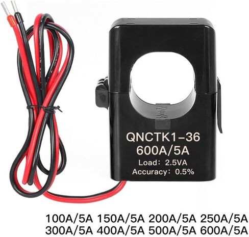 محول التيار المنفصل QNCTK1-36 200/5 300/5 400/5 500/5 600/5 5A المشبك على المستشعر الحالي محول الطاقة من النوع المفتوح (QNCTK1-24 250A-5A) in Kuwait