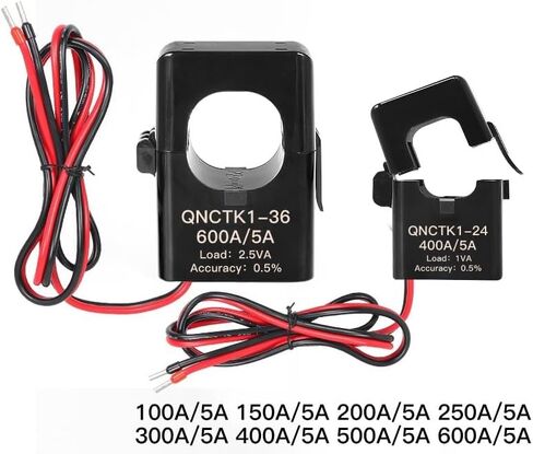 محول التيار المنفصل QNCTK1-36 200/5 300/5 400/5 500/5 600/5 5A المشبك على المستشعر الحالي محول الطاقة من النوع المفتوح (QNCTK1-24 250A-5A) in Kuwait