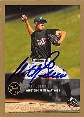 125906 بطاقة بيسبول Chicago White Sox Ft 2000 Just Minors رقم 239 Matt Guerrier موقعة من 125906 in Kuwait