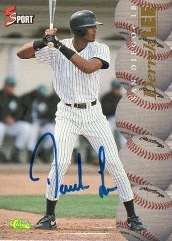 Autograph 120153 San Diego Padres 1994 Classic 5 Sport Rookie Derrek Lee Autographed Baseball Card in Kuwait