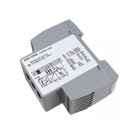 مرحل مراقبة الجهد ثلاثي الطور DPB71CM48B001، DIN Rail Motor فقدان المرحلة وحماية التسلسل، تأخير قابل للتعديل in Kuwait