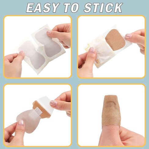 Funtery 200 Pcs Large Bandages Bulk Latex Free Fingertip Bandage Adhesive Wound Care Fabric Bandages for Care and Protect Wounds, 2 x 1.8 Inch, 3 x 1.8 Inch in Kuwait
