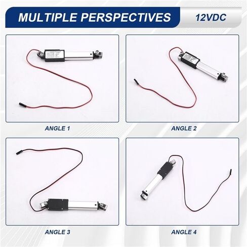A76I-Micro محرك خطي 2 بوصة، 30N/6.75Lb، سرعة 30 مم/ثانية محرك كهربائي مقاوم للماء المحرك الخطي 12 فولت in Kuwait