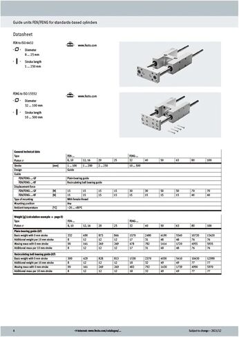اسطوانات وحدات التوجيه FENG-32-100 FENG-40-200 FENG-50-300 FENG63-400 FENG80-500 FENG-100-600-GF(Feng 40) in Kuwait