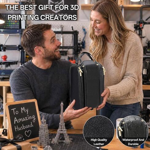 132Pcs 3D Printer Accessories Tools Kit,with Artificial Leather Storage Case,Perfect 3D Printing Enthusiast Kit,Includ 3D Printer Clean&Maintenance&Model Finish for Bambu Lab, Ender 3, Kobra, etc. in Saudi Arabia
