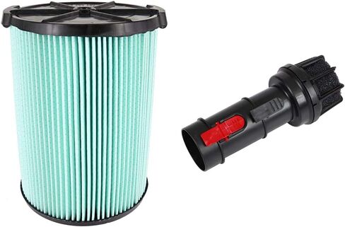 RIDGID 97457 5-Layer HEPA Replacement Filter for 5-20 Gallon Wet/Dry Vacuums and WORKSHOP Wet/Dry Vacs Vacuum Diffuser WS25025A in Kuwait