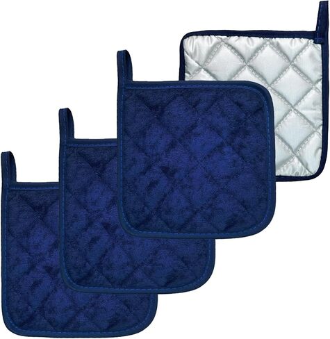 4 Pack Pot Holders for Kitchen Clearance Oven Potholders Sets for Kitchens Hot Pads for Kitchen Countertops Heat Resistant Grey in Saudi Arabia