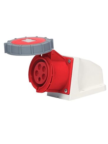16A32A Industrial Plug 4-pin 5-Hole Aviation Socket IP67 Waterproof Male Female Docking Connector Not Explosion-Proof(4-core16Aconcealedsocket) in Saudi Arabia