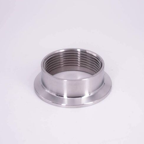 1 قطعة قصيرة 1/4 "3/8" 1/2 "3/4" 1 "1.25" 1.5 "BSPT أنثى 1.5" 2" ثلاثي المشبك وصلة أنابيب موصل 304 الفولاذ (K50.5MM_3/4") in Kuwait
