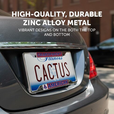 Desert Cactus American University Car Accessories Eagles Metal License Plate Frame and Tag Holder for Front or Rear of Car (Grandparent) in Saudi Arabia