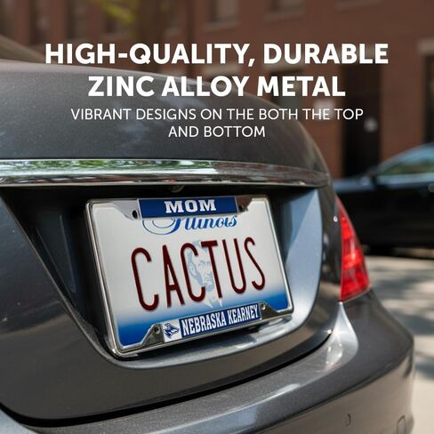 Desert Cactus University of Nebraska at Kearney Car Accessories Lopers Metal License Plate Frame and Tag Holder for Front or Rear of Car (Mom) in Saudi Arabia