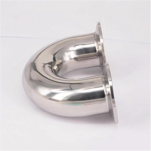 32mm O/D Fits Ferrule O/D 50.5mm 304 Stainless Steel Ferrule 180 Degree Elbow Pipe Fitting in Saudi Arabia