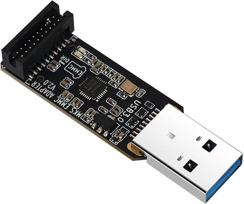 محول MKS EMMC USB3.0 عالي السرعة MKS EMMC-محول V2 لوحدة EMMC وبطاقة ذاكرة TF أسود PCB in Kuwait
