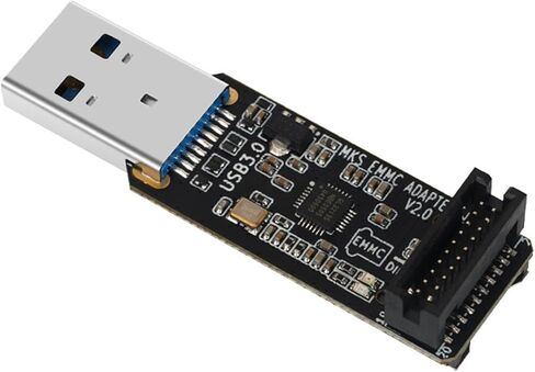 محول MKS EMMC USB3.0 عالي السرعة MKS EMMC-محول V2 لوحدة EMMC وبطاقة ذاكرة TF أسود PCB in Kuwait