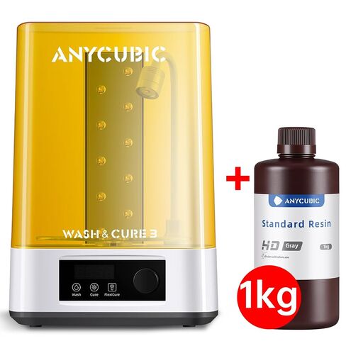 محطة ANYCUBIC للغسل والمعالجة 3 وراتنج الطابعة ثلاثية الأبعاد بدقة 8K (رمادي عالي الدقة، 1 كجم) in Kuwait